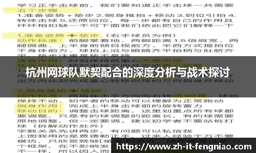 杭州网球队默契配合的深度分析与战术探讨